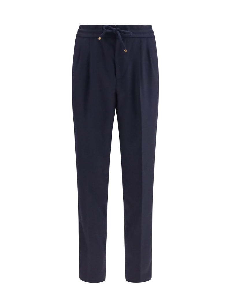 Brunello Cucinelli Brunello Cucinelli Virgin Wool Pants Blue Men - World Class Fashion