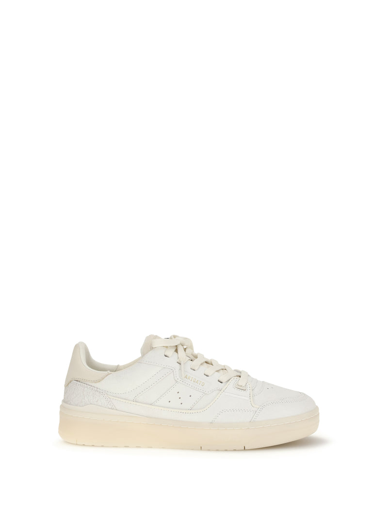 Axel Arigato Axel Arigato Clay Crackled Sneakers Off White - World Class Fashion