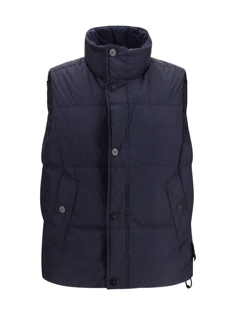 Stone Island Stone Island Crinkle Reps Ny Padded Vest - World Class Fashion