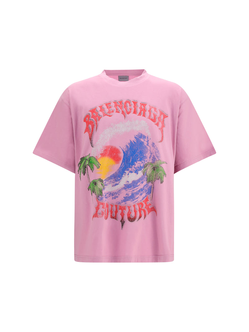 Balenciaga Balenciaga Vintage Surfer Oversized T-shirt - World Class Fashion