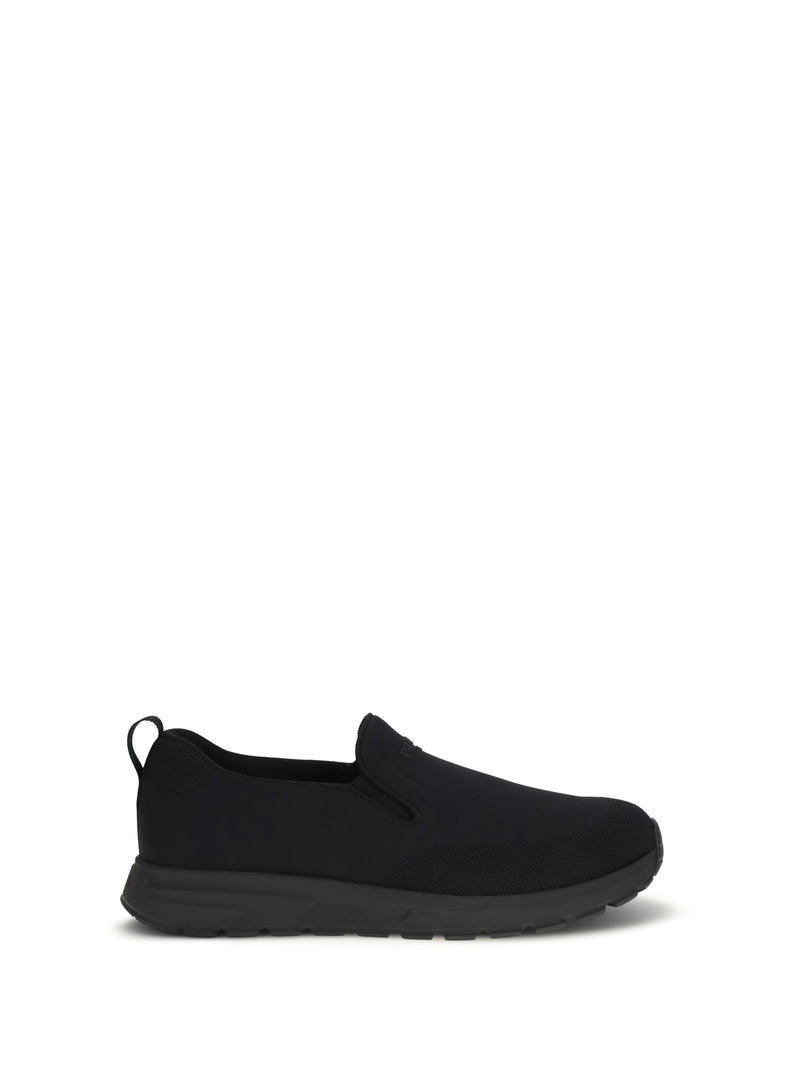 Prada Prada Jersey Slip-on Sneakers Nero Men - World Class Fashion