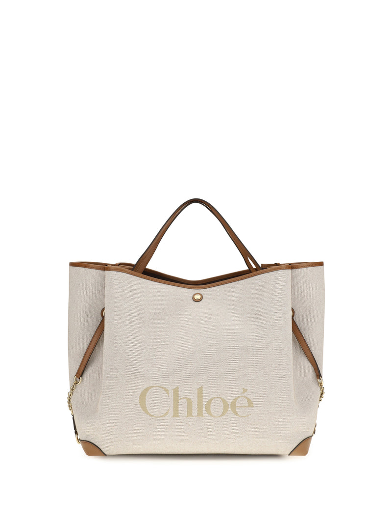 Chloe Chloé Large Carry Tote Bag Clay Brown - World Class Fashion