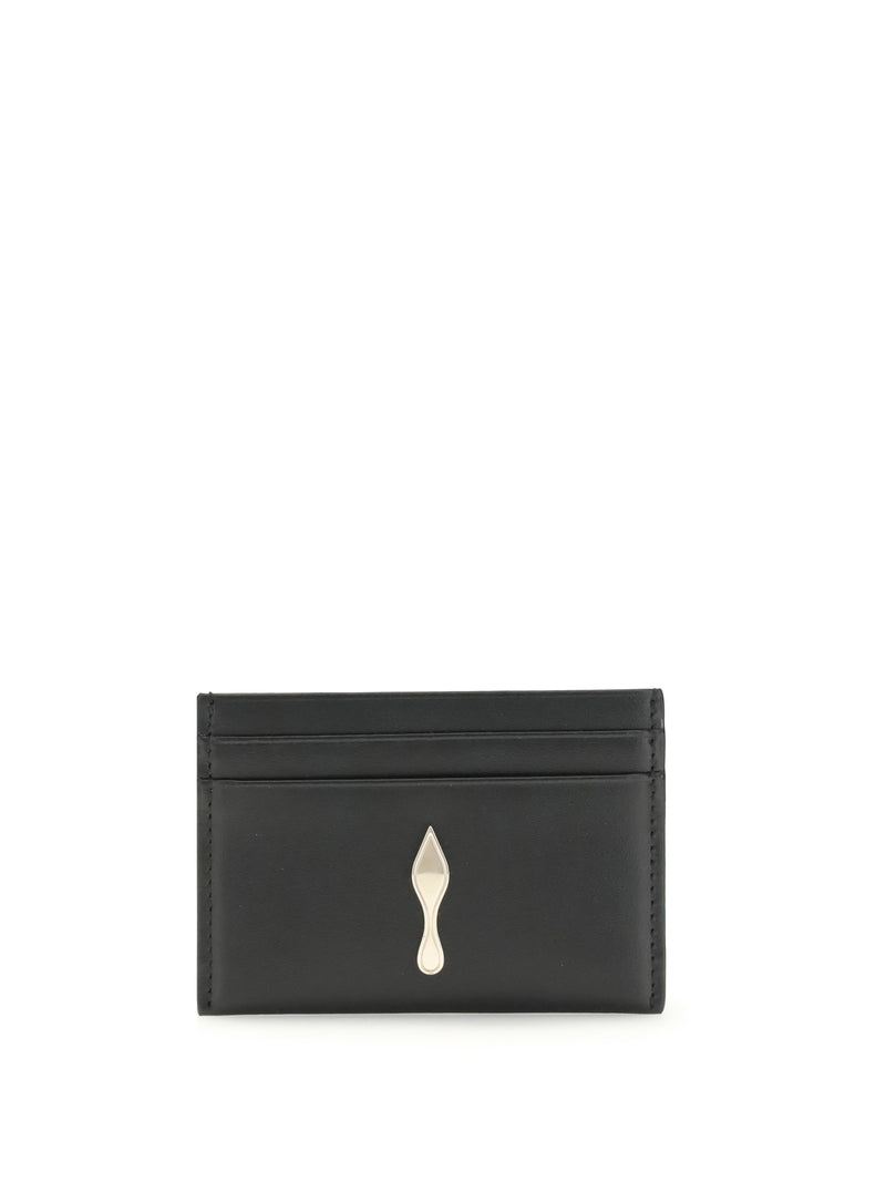 Christian Louboutin Christian Louboutin Bettina Card Holder Black/Gold - World Class Fashion