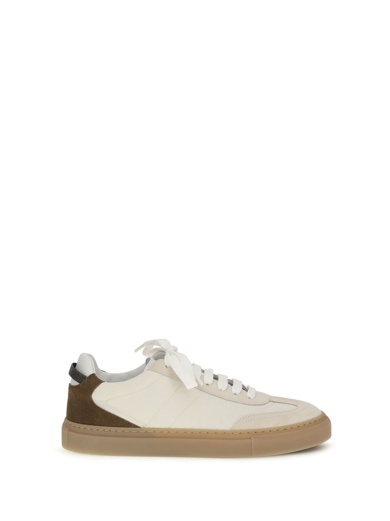 Brunello Cucinelli Brunello Cucinelli Suede Sneakers Avorio Women - World Class Fashion