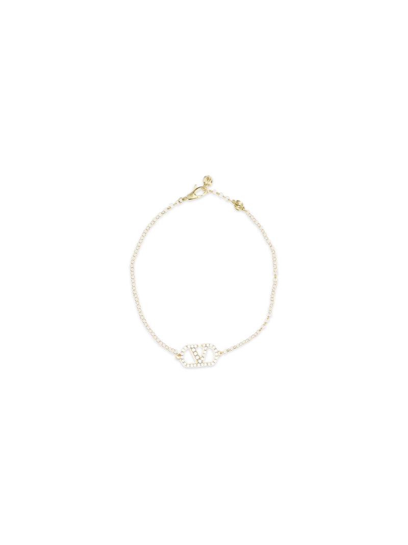 Valentino Garavani Valentino Garavani VLogo Signature Bracelet Gold Women - World Class Fashion