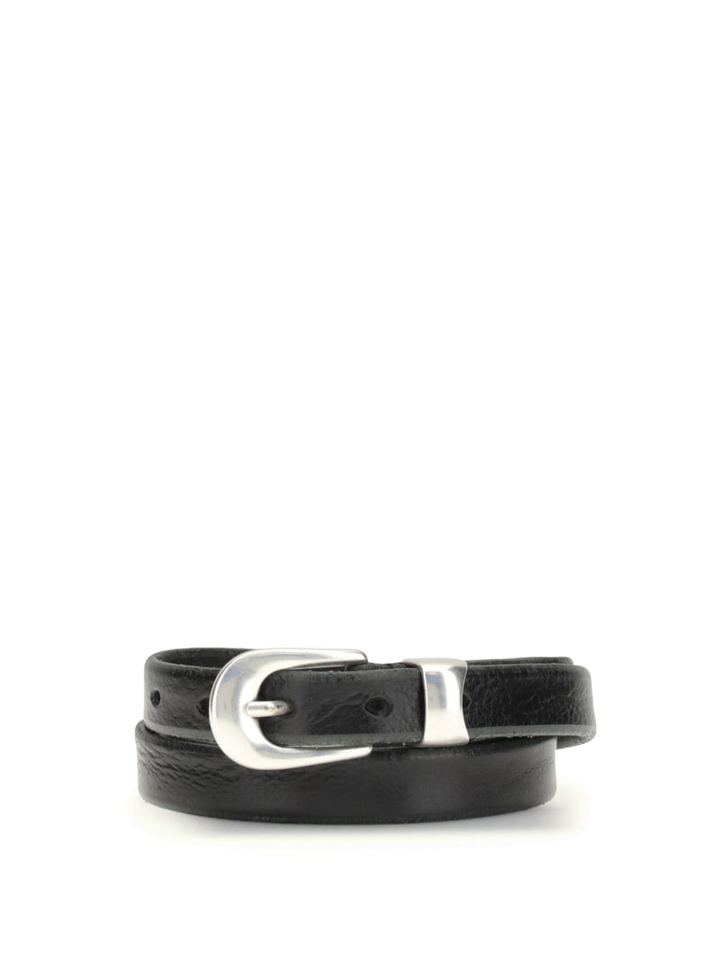 Our Legacy Our Legacy Leather Belt Black - World Class Fashion