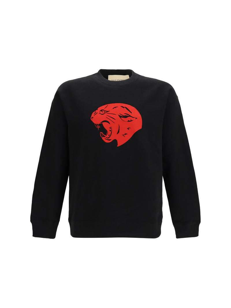 Valentino Sudadera Valentino Panther Nero/Rosso - World Class Fashion