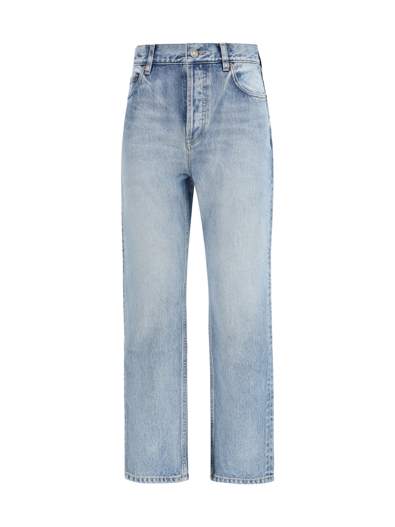Saint Laurent Saint Laurent South 90s Denim Jeans Blue - World Class Fashion