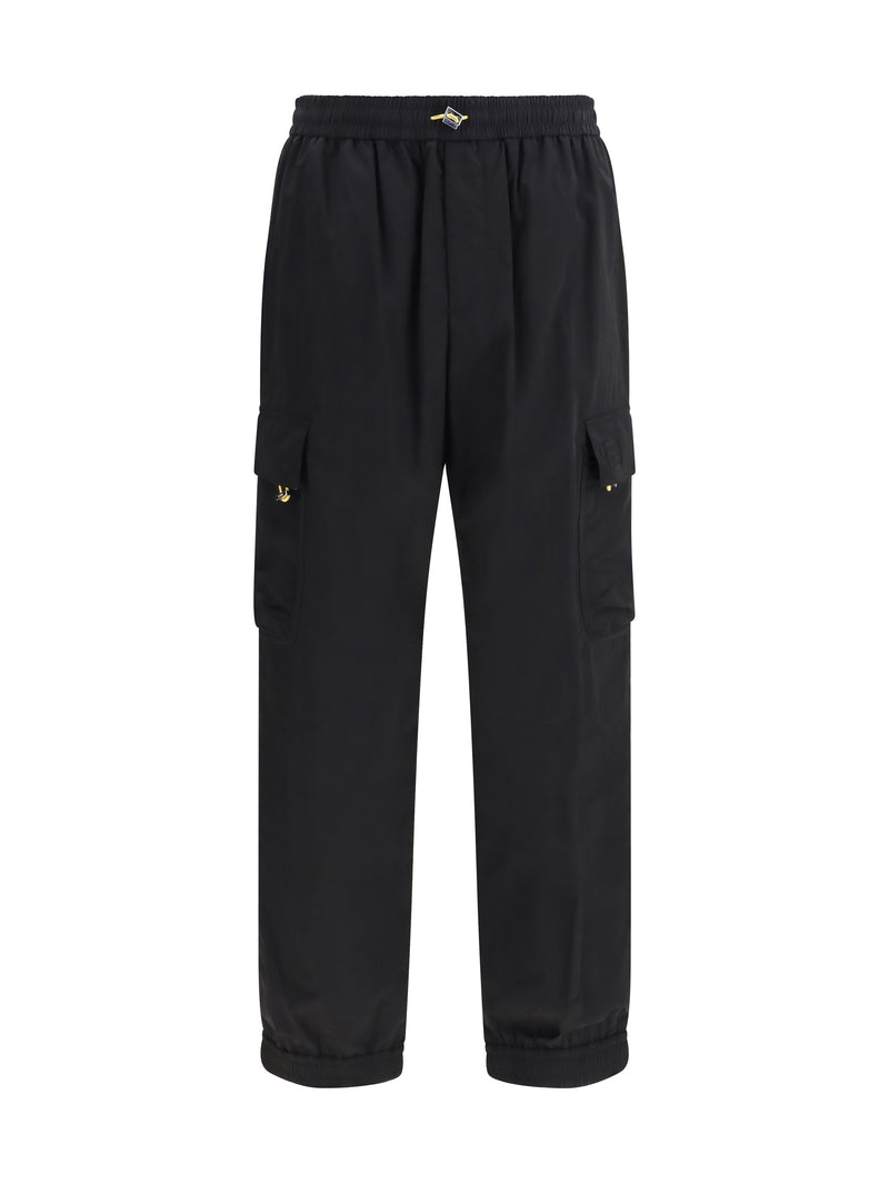 Fendi Fendi Gabardine Cargo Pants Black Men - World Class Fashion