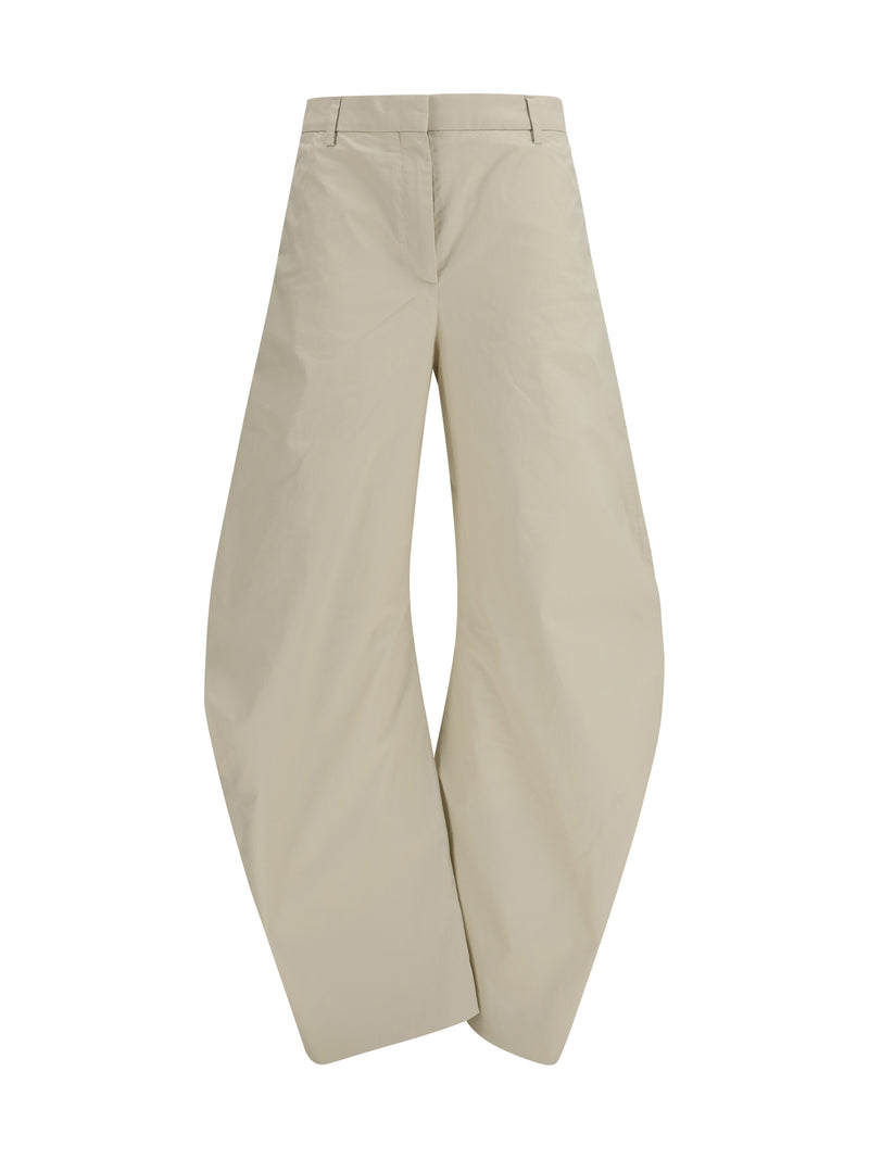 Acne Studios Acne Studios Informal Twill Pants Light Beige Women - World Class Fashion