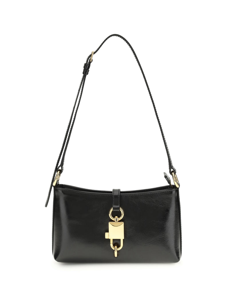 Dolce & Gabbana Dolce & Gabbana Lock Leather Shoulder Bag Nero - World Class Fashion