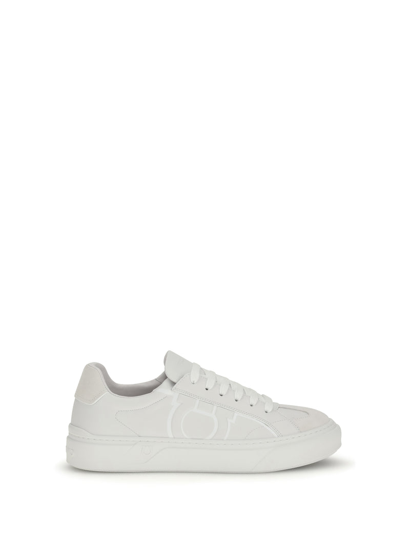 Ferragamo Ferragamo Gancini Sneakers White Men - World Class Fashion