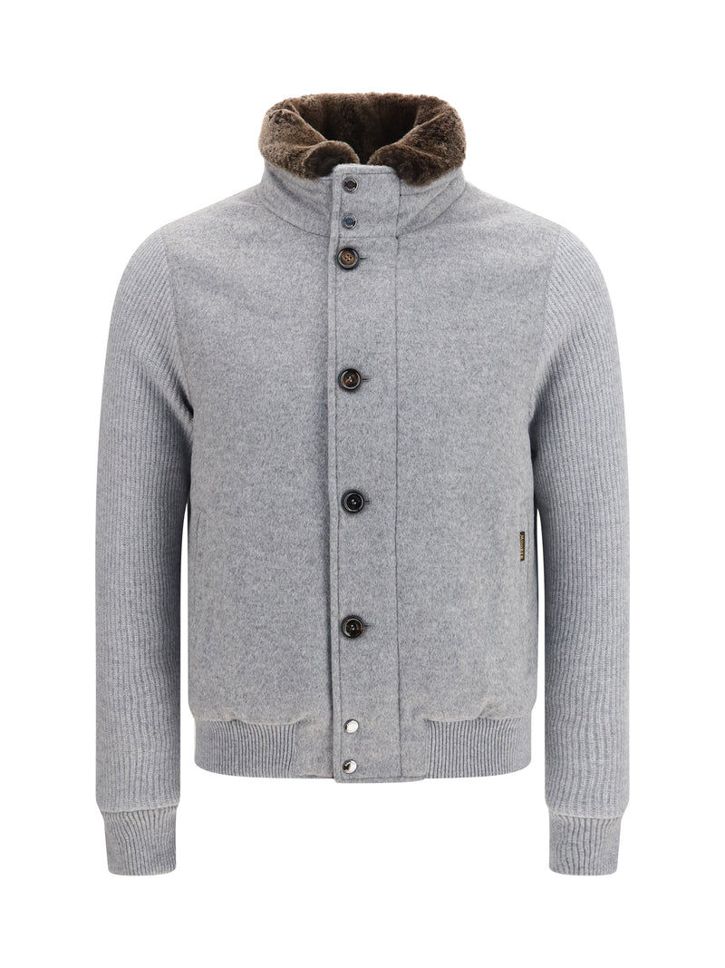 Moorer Moorer Levion-B5L Jacket Grey Men - World Class Fashion