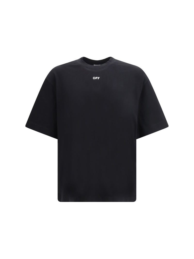 Off-white Off-white Chain Araldic Arrow T-shirt Black - World Class Fashion