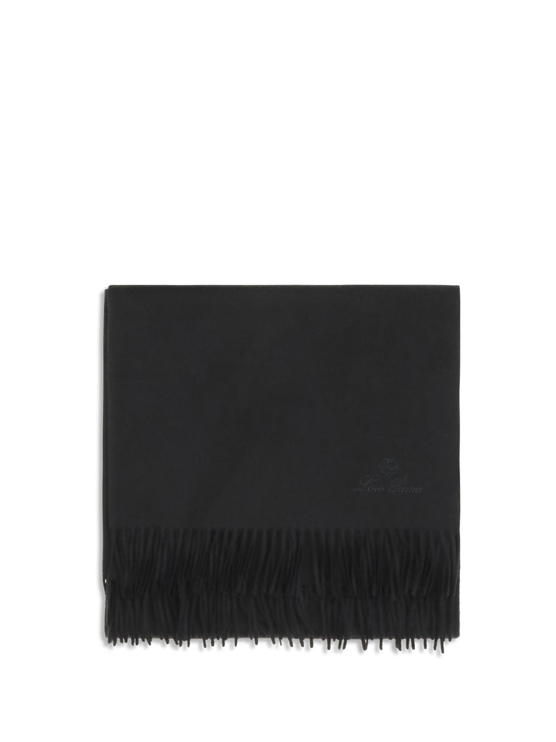 Loro Piana Loro Piana Opera Cashmere Scarf Black - World Class Fashion