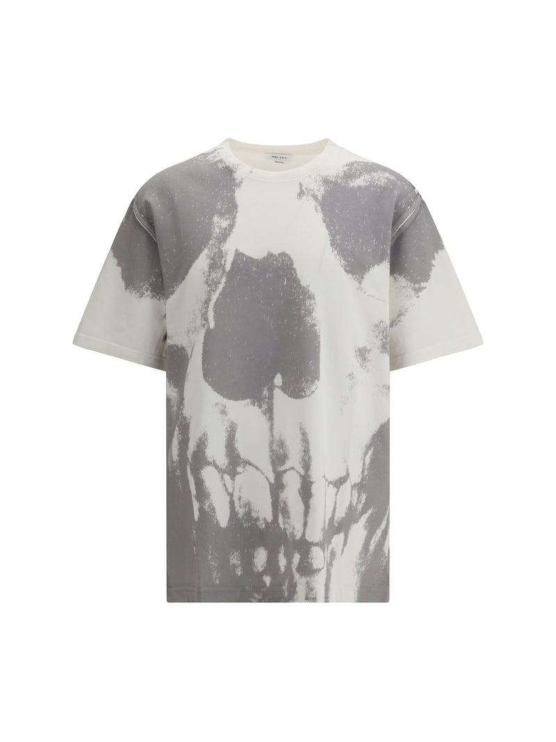Alexander McQueen Alexander McQueen Skull-print T-shirt White/Silver - World Class Fashion