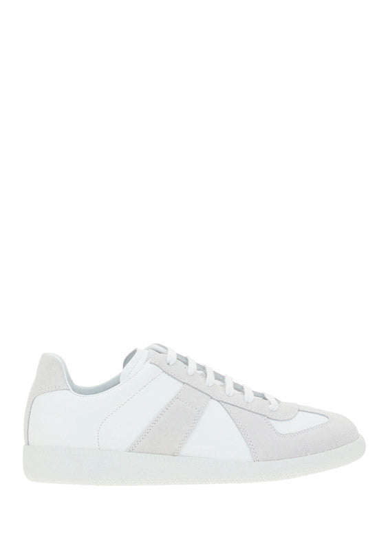 Margiela Margiela Leather Sneakers Grey Men - World Class Fashion