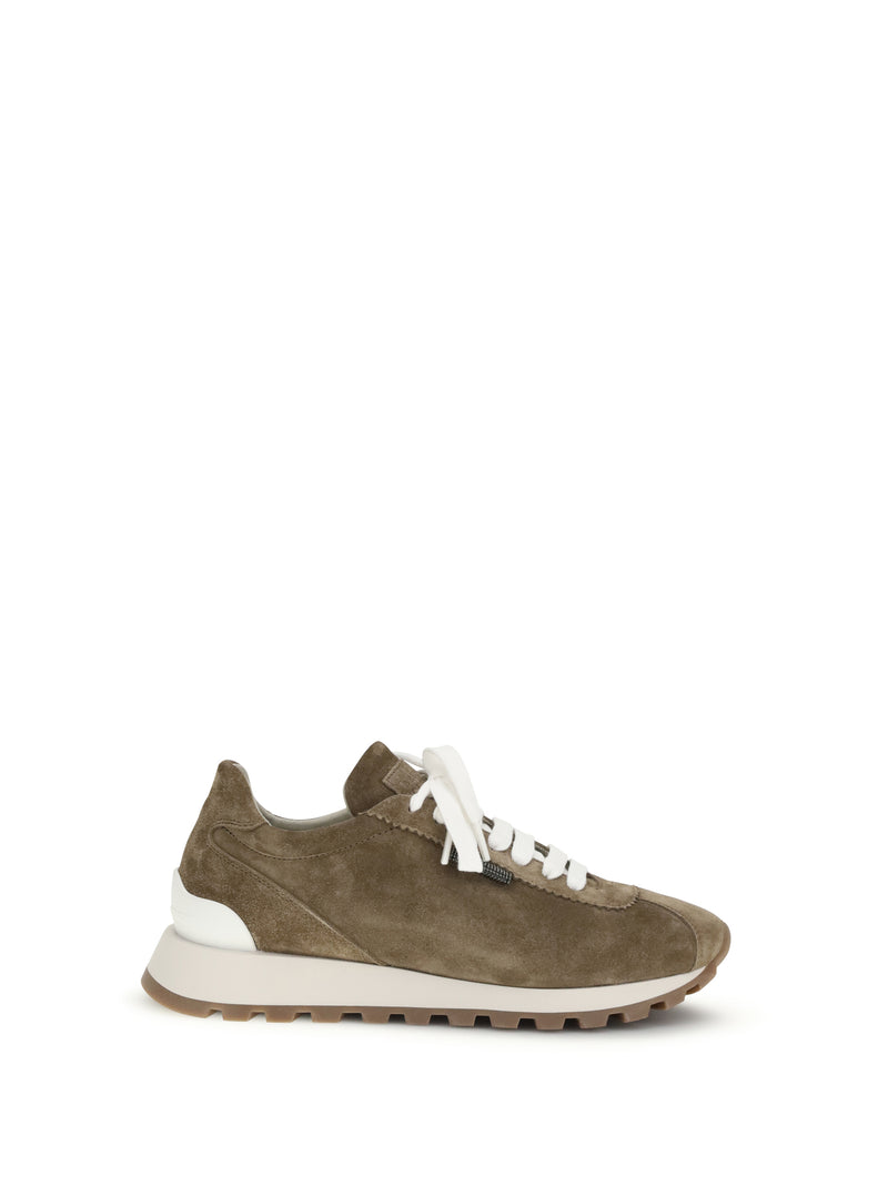 Brunello Cucinelli Brunello Cucinelli Leather Sneakers Summer Torba Women - World Class Fashion