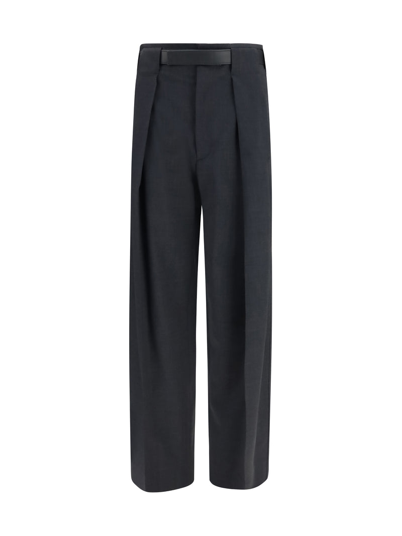 Darkpark Darkpark Ronda Wool Pants Dark Grey Women - World Class Fashion