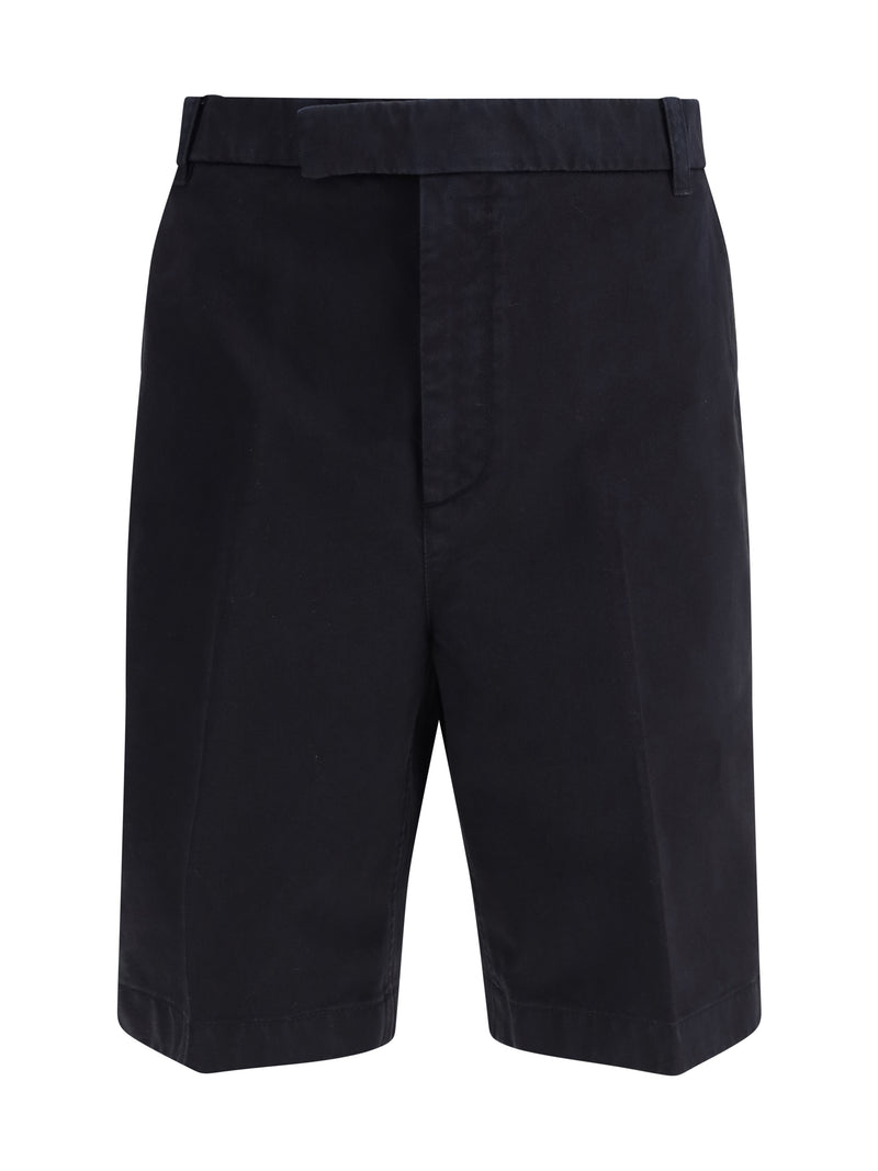 Thom Browne Thom Browne Typewriter Cloth Utility Chino Shorts Navy - World Class Fashion
