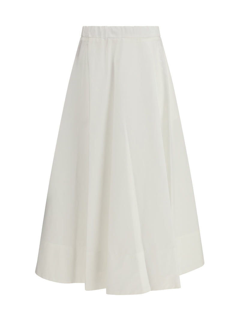 Cruna Cruna Long Full Skirt Bianco Women - World Class Fashion