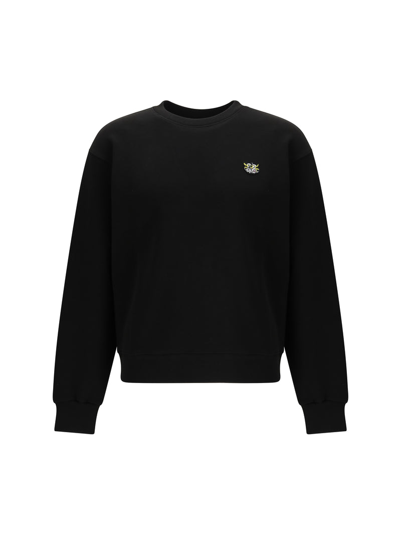 Kenzo Kenzo Cotton Sweatshirt Wild Tiger Embroidery Black - World Class Fashion