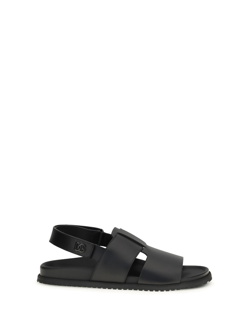Dolce & Gabbana Dolce & Gabbana Open-toe Sandals Nero Men - World Class Fashion