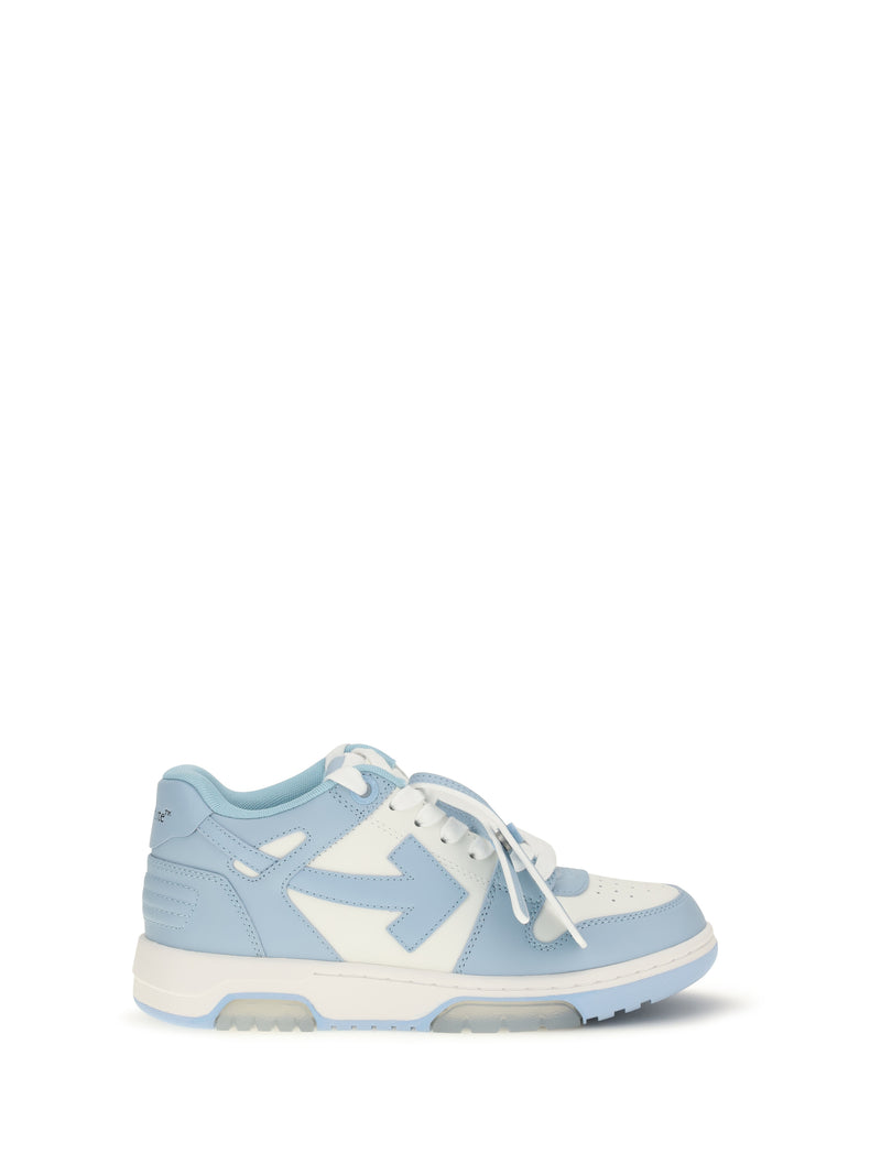Off-white Off-White Out Of Office Sneakers White Light Blue - World Class Fashion