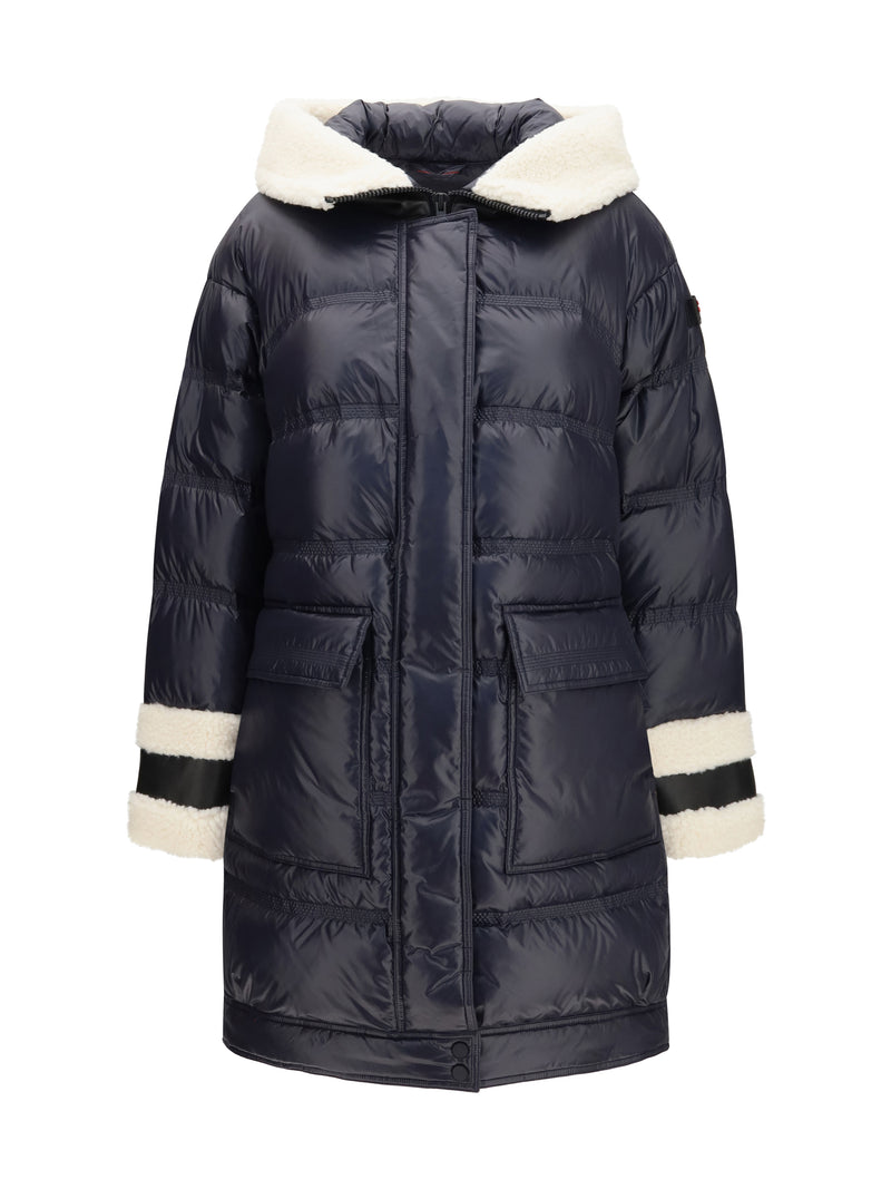 Peuterey Peuterey Kunto BG 02 Shearling-collar Puffer Jacket Black - World Class Fashion