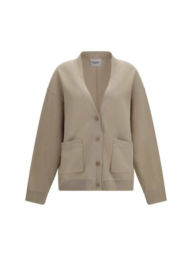 Marant Étoile Marant Étoile Stephy V-neck Cardigan Sand - World Class Fashion