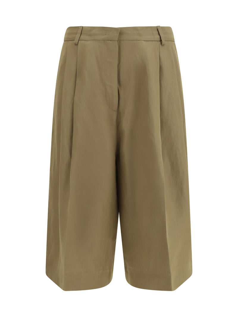 Fabiana Filippi Fabiana Filippi Pleated Pants Fango - World Class Fashion