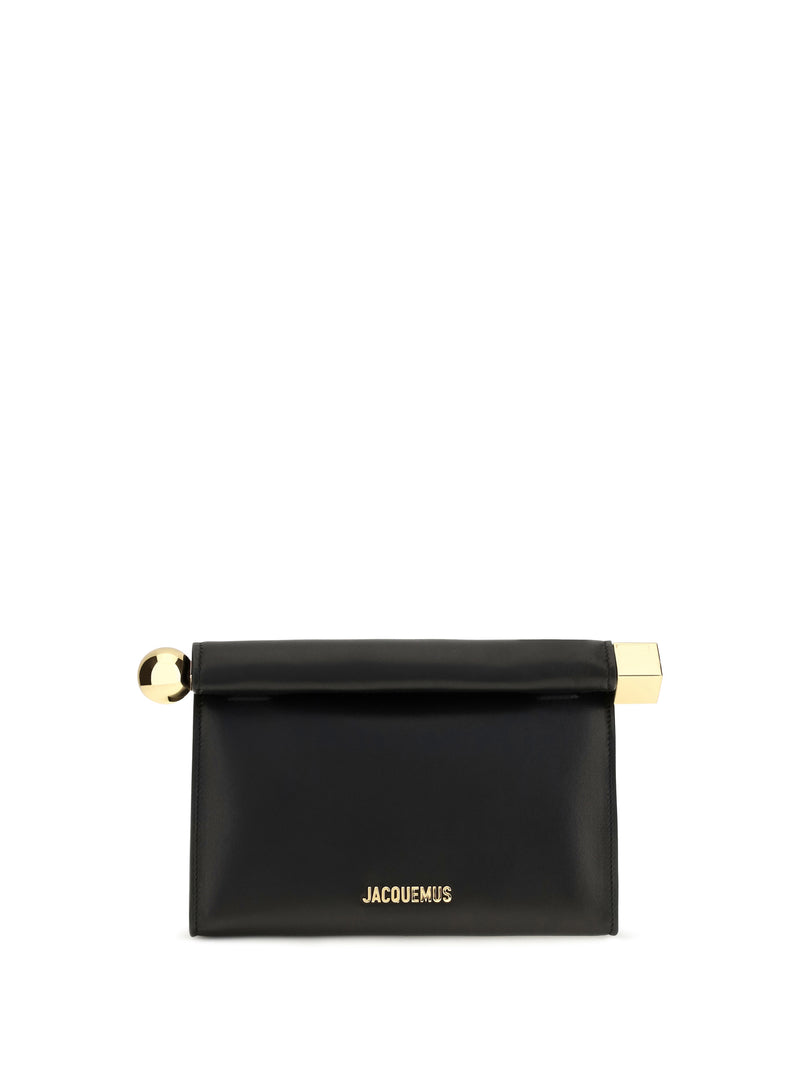 Jacquemus Jacquemus Rond Carré Leather Shoulder Bag - World Class Fashion