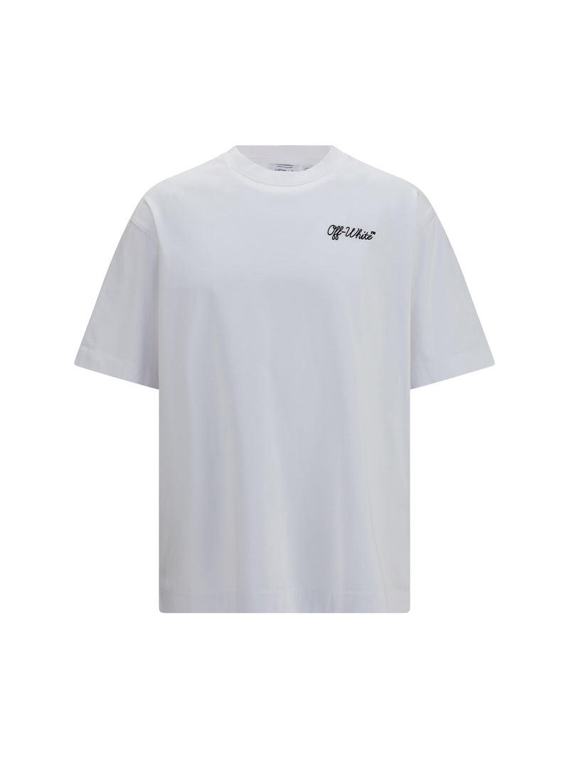 Off-white Off-white Script Logo Skate T-shirt White - World Class Fashion