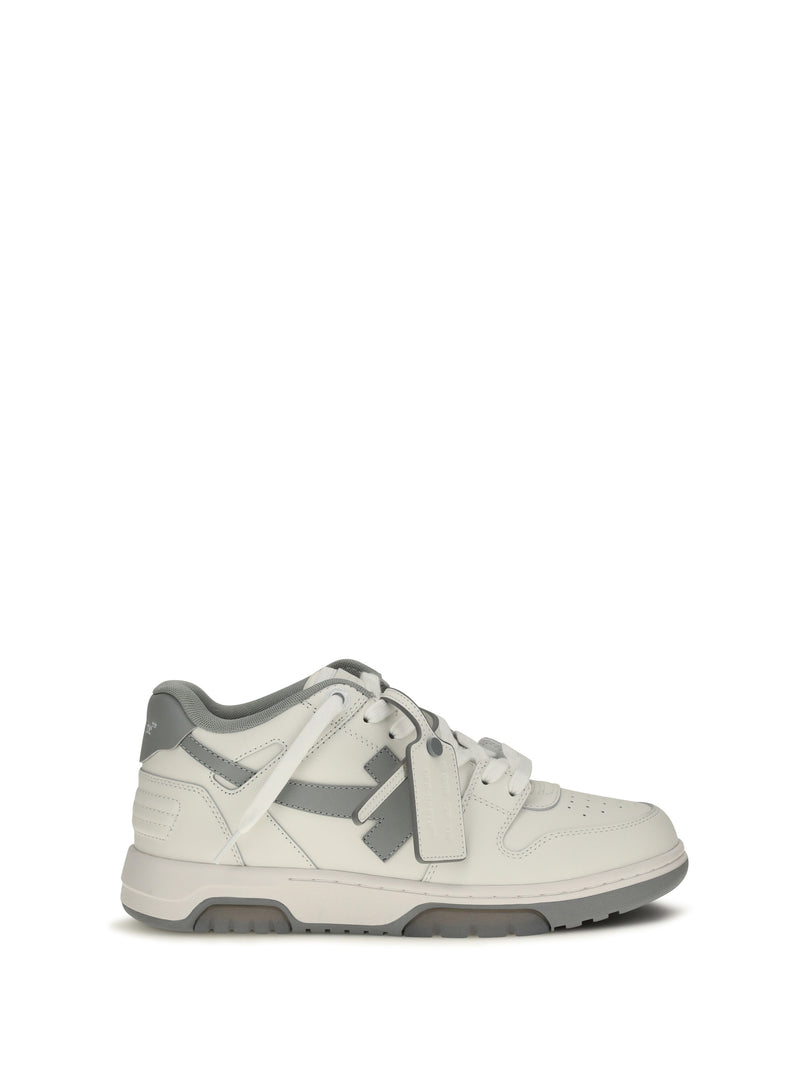 Off-white Off-white Out Of Office Sneakers White-Grey - World Class Fashion