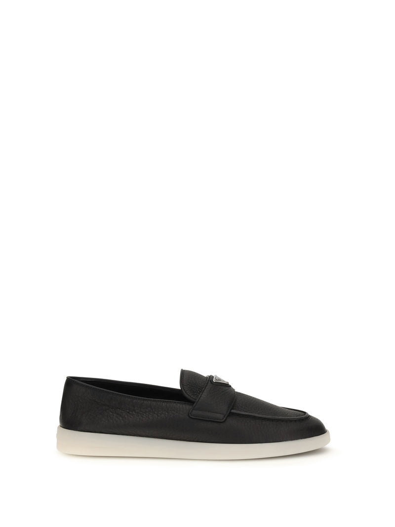 Prada Mocasines Prada de Ante para Hombre, Color Nero - World Class Fashion