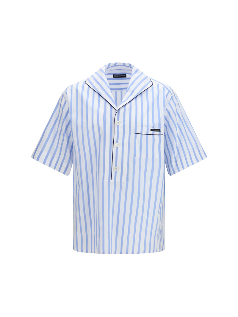 Dolce & Gabbana Dolce & Gabbana Short-sleeve Striped Shirt Rigato - World Class Fashion