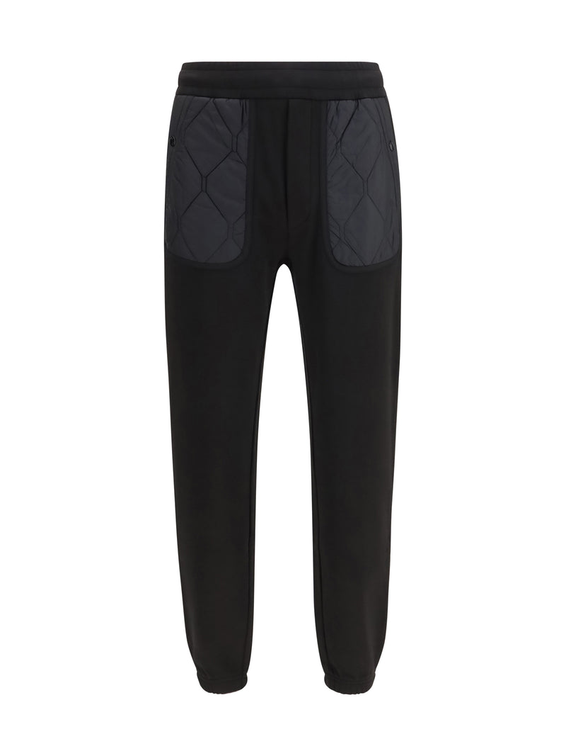 Moncler Moncler Cotton Blend Sweatpants Black Men - World Class Fashion