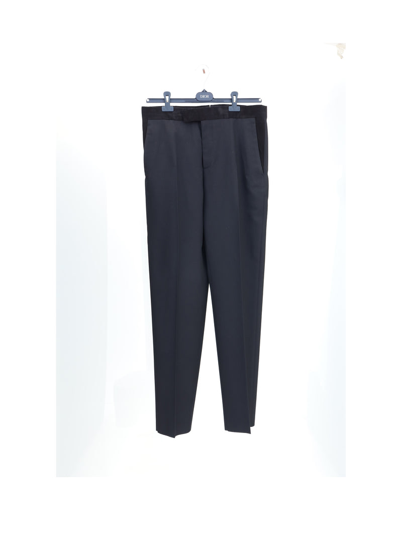 Dior Homme Dior Homme Wool Trousers Noir Men - World Class Fashion