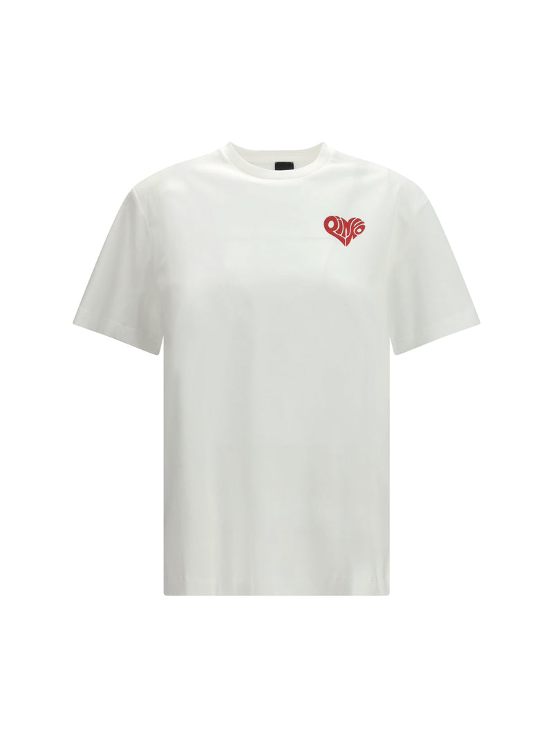 Pinko Pinko Strepitoso T-shirt Bianco/Rosso - World Class Fashion