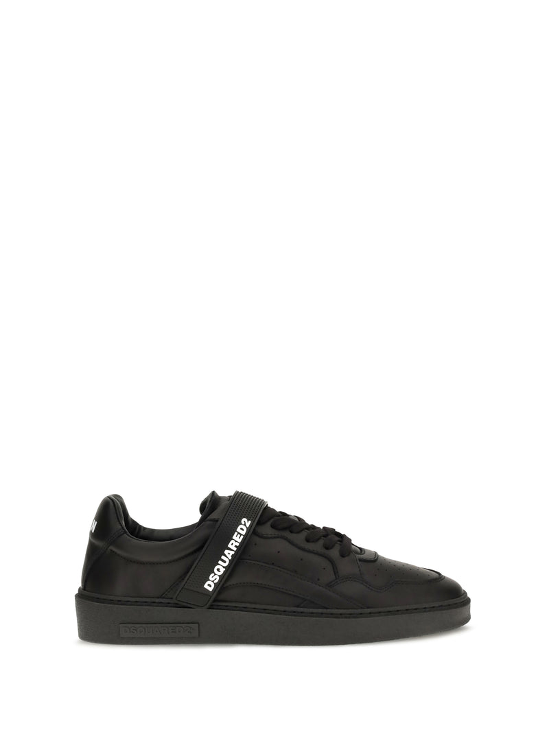 Dsquared2 Dsquared2 Leather Strap Sneakers - World Class Fashion