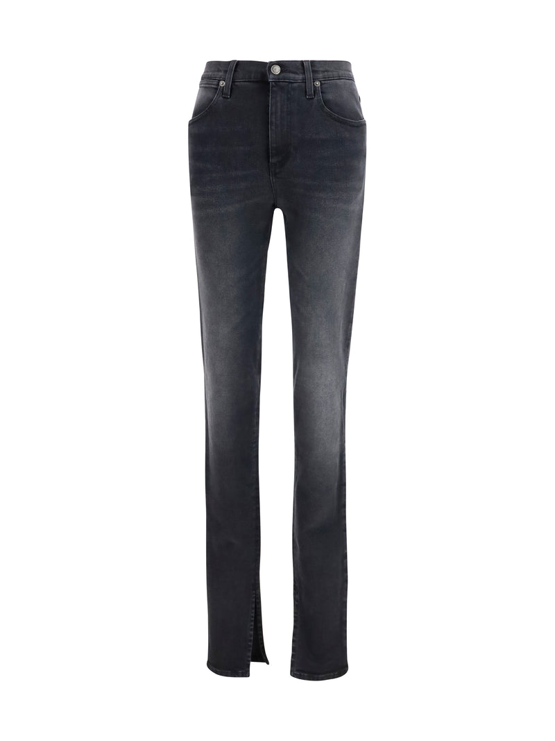 Gucci Gucci Skinny Washed Cotton Denim Jeans - World Class Fashion