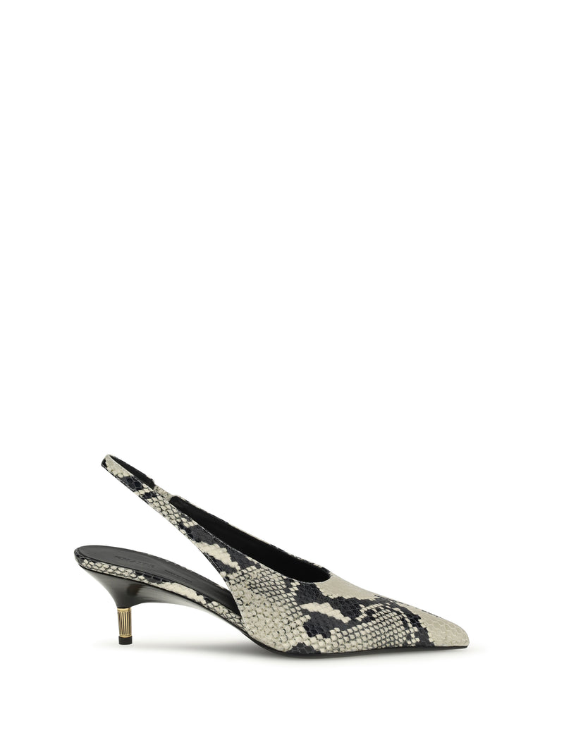 Khaite Khaite Bella Slingback Pumps Natural - World Class Fashion