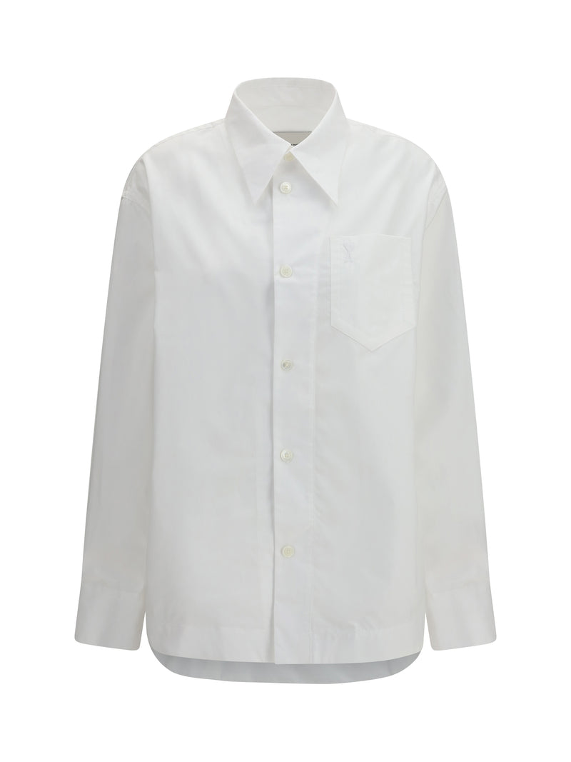 AMI Paris AMI Paris Ami De Coeur Shirt Blanc Women - World Class Fashion