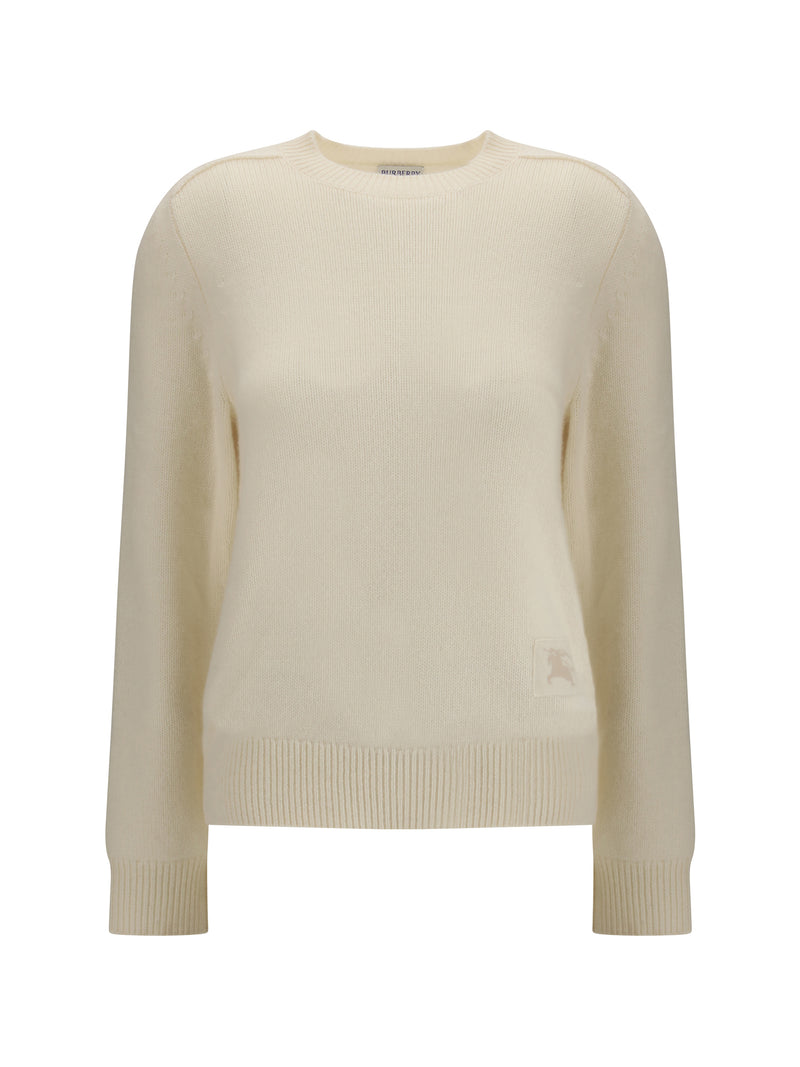 Burberry Burberry Cashmere Jumper Ceramic White Women - World Class Fashion