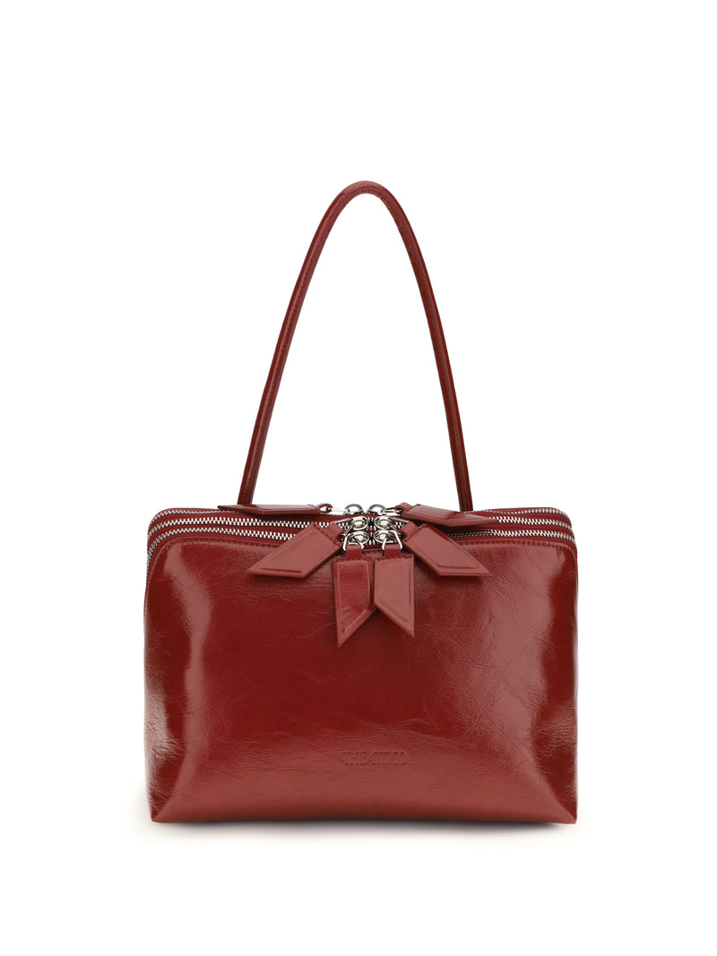 The Attico The Attico L'Altra Di Milano Shoulder Bag Deep Red - World Class Fashion
