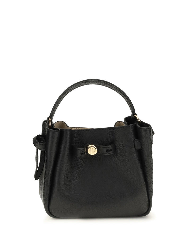 Tory Burch Bolso mini bombonera Romy de Tory Burch en color negro - World Class Fashion