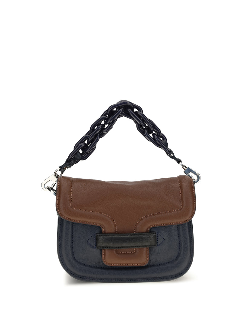 Pierre Hardy Pierre Hardy Alphaville Shoulder Bag Navy-Brown-Black - World Class Fashion