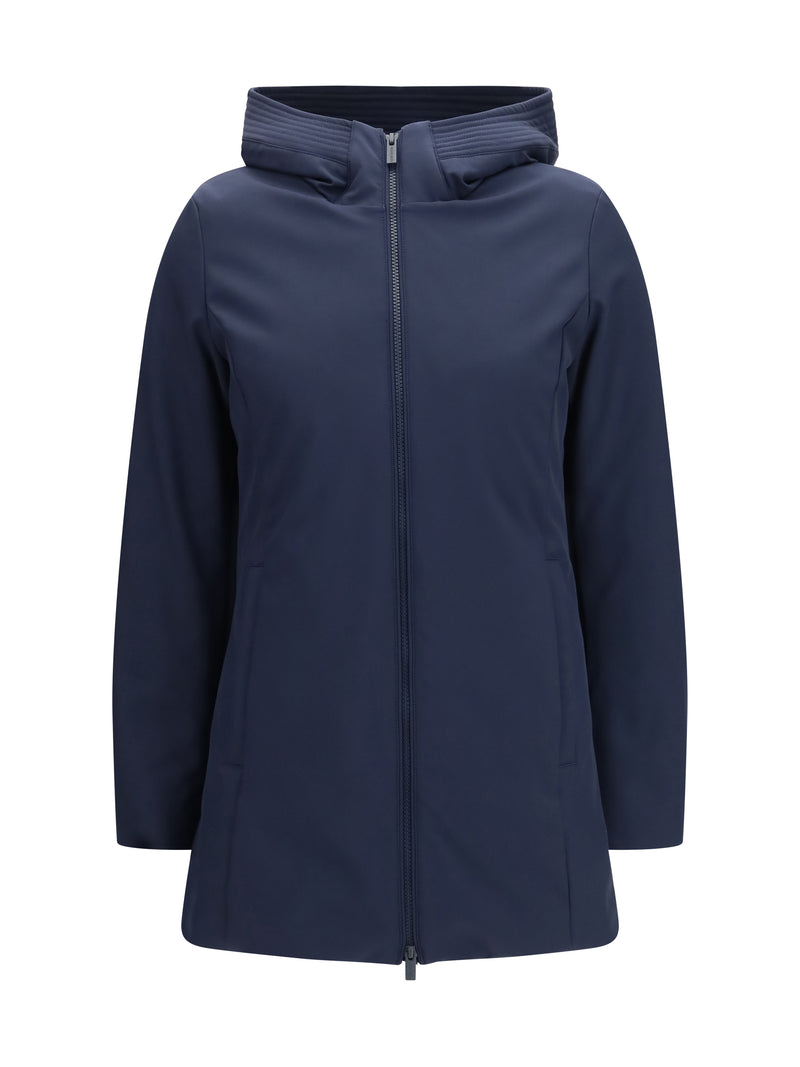 Woolrich Woolrich Firth Water-repellent Parka Melton Blue - World Class Fashion