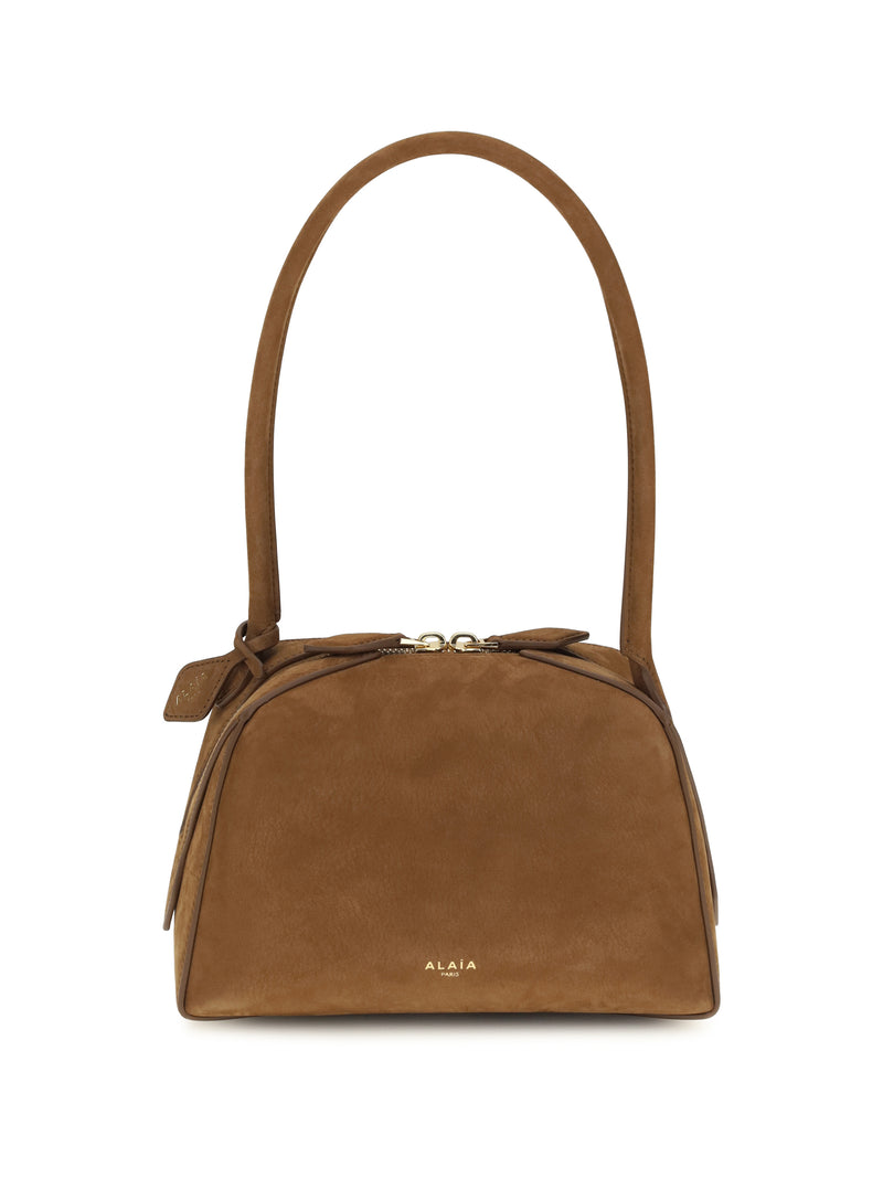 Alaia Alaïa Le Bouledogue Shoulder Bag Terre d'Ombre 2 - World Class Fashion