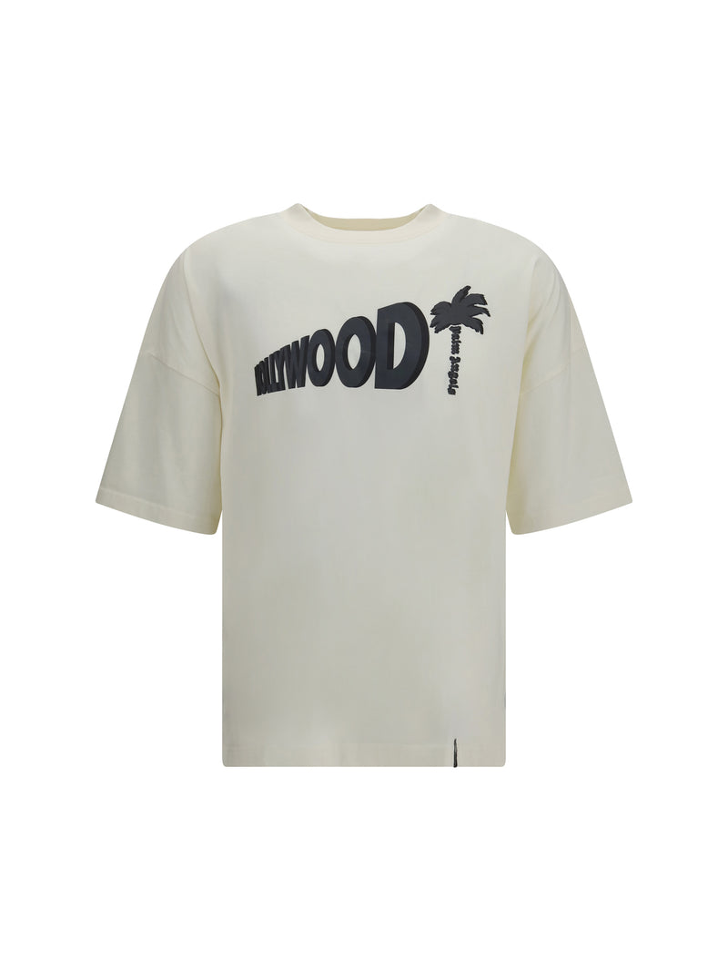 Palm Angels Palm Angels Sunset Blvd Palm T-shirt Off White/Black - World Class Fashion